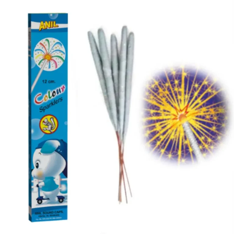 12 CM COLOUR SPARKLER 10 Pcs